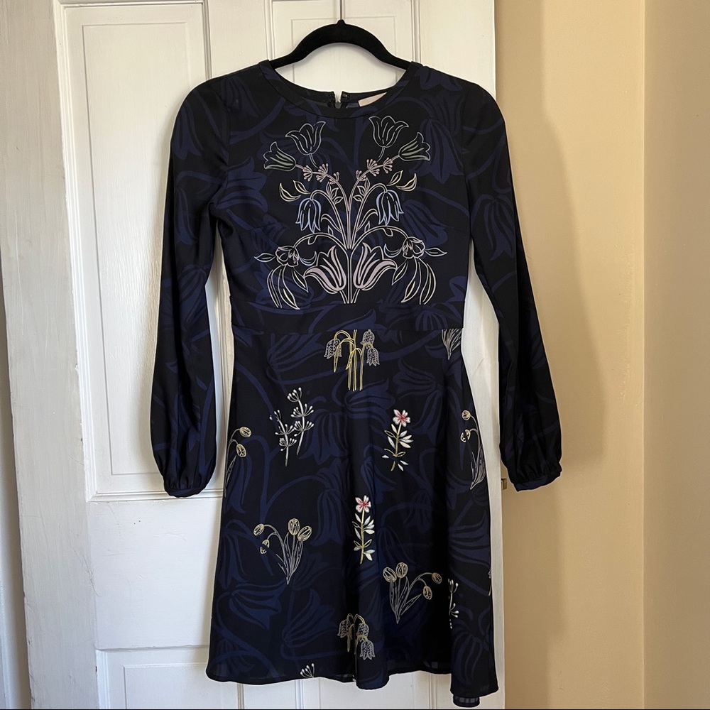 Loft 0P dress, floral print